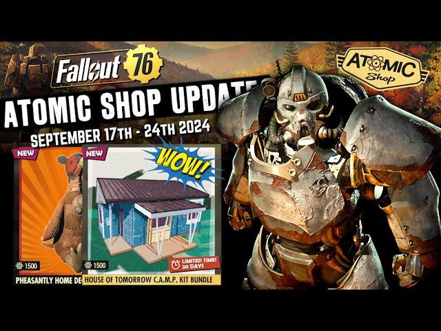 Fallout 76 - HOUSE OF TOMORROW BUNDLE - Patch Notes!! Daily & Weekly Challenges - Sep 17th 2024