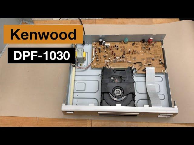 Kenwood DPF-1030 CD, A Look Inside + Audio Test