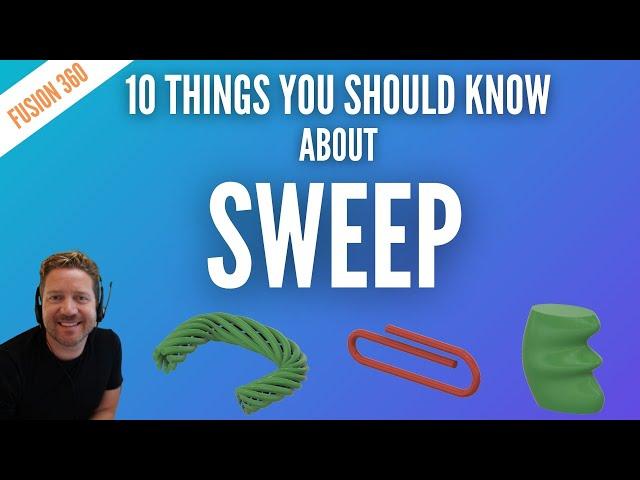 Fusion 360 Sweep (10 Things You Should Know) 2020