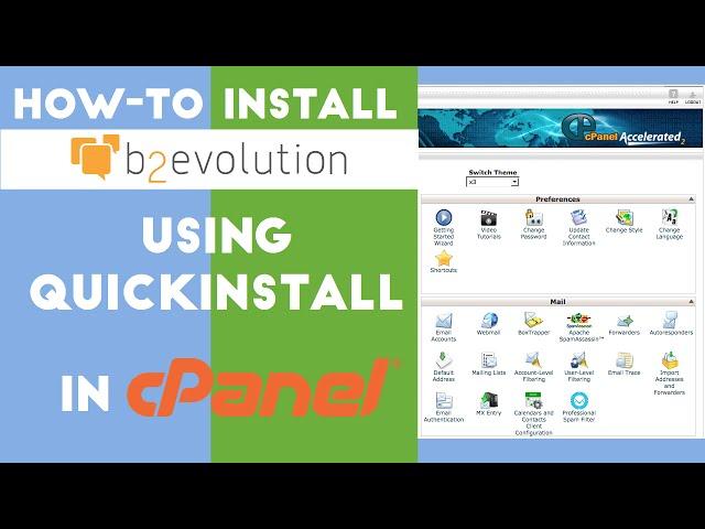 How-to Install b2evolution Using QuickInstall in cPanel