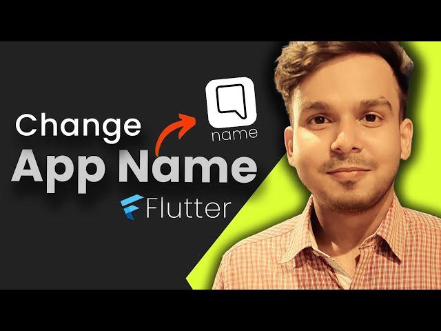 How to Change App Name in Flutter? | Android and iOS | Hindi