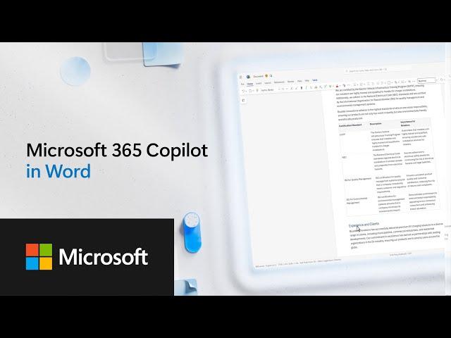 Multiple sources, one cohesive document—Microsoft 365 Copilot in Word makes it possible