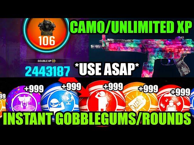 *NEW* LEVEL 1000 GLITCH + INSTANT GOBBLEGUMS! CAMO/UNLIMITED XP! BO6 GLITCHES! BO6 ZOMBIES GLITCH!