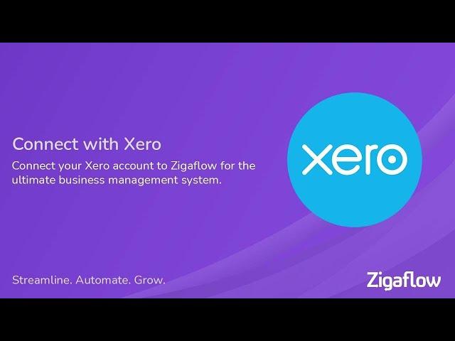 Zigaflow integration with Xero