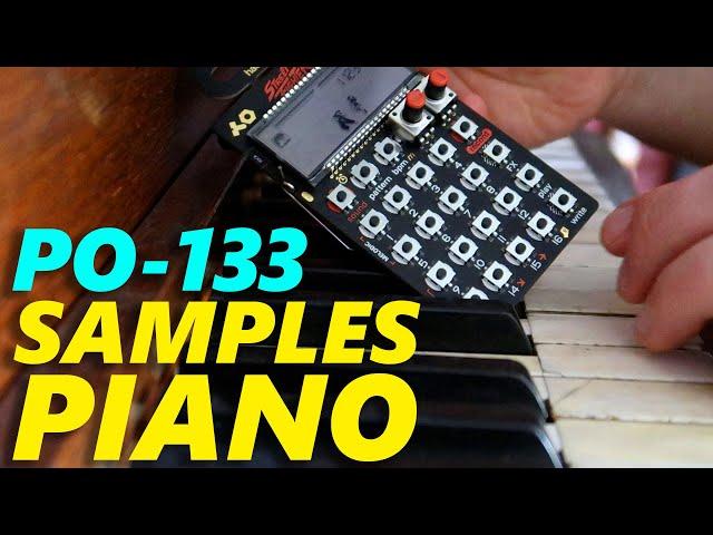 PO-133 Samples a Piano!