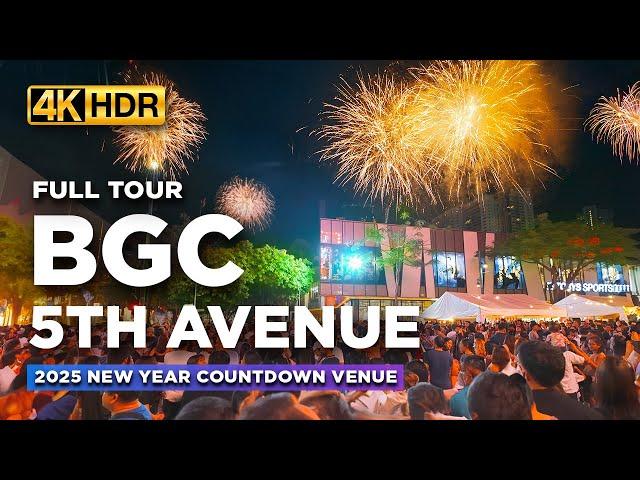 Upcoming NEW YEAR Countdown 2025 Venue | BGC 5TH AVENUE Fireworks Display and Weekend Tour!