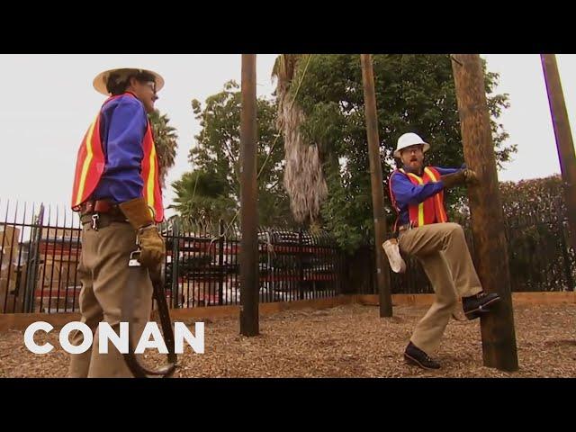 Conan The Cable Installer 11/25/10 | CONAN on TBS