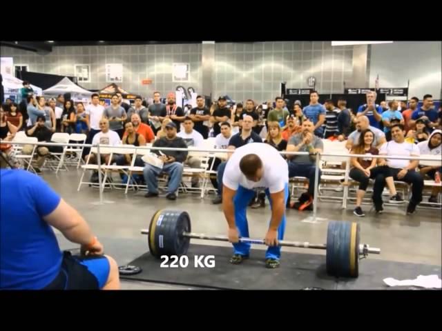 Alexey Tyukalov 220 kg, Apollon Axle(Iron Mind)