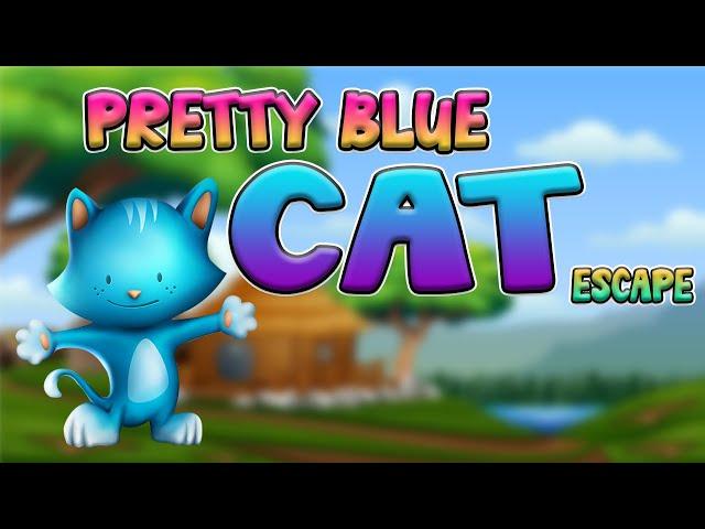 G4k Pretty Blue Cat Escape Game Walkthrough