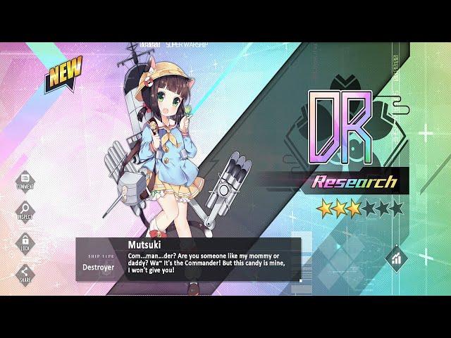 Azur Lane 13-4 Level 1 Mutsuki solo vanguard 1 fleet clear