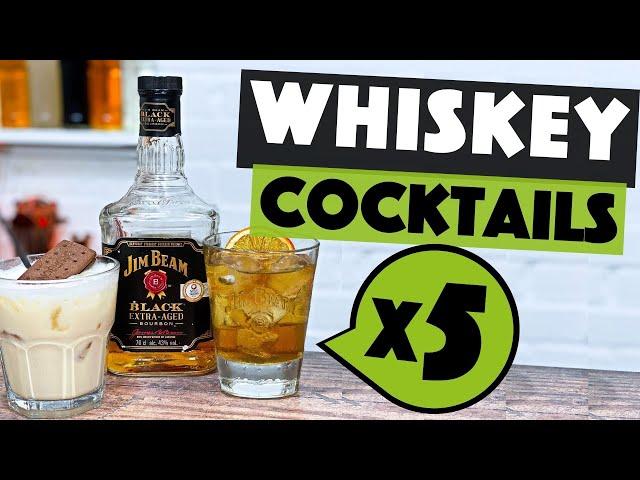 5 EASY Whiskey Cocktails for Home Bar | Steve the Barman