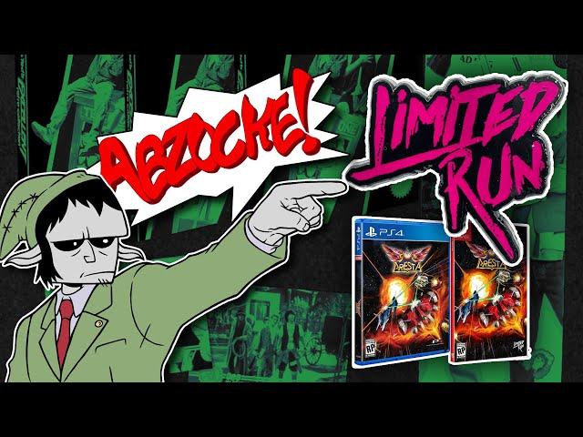 Limited Run Games ist reinste Kundenverarsche