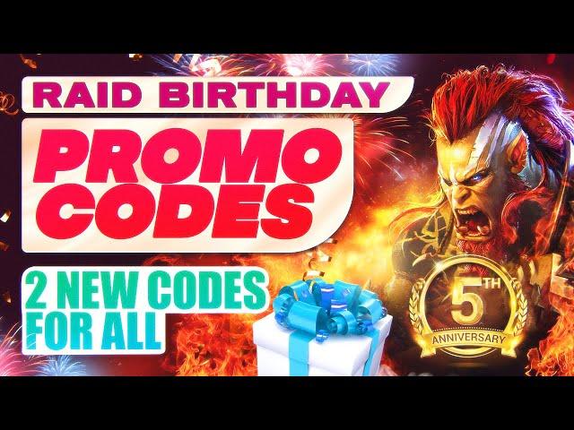 Raid 5th Anniversary CODES for ALL Raid Shadow Legends PROMO CODES & BEST 6 FREE CHAMPS