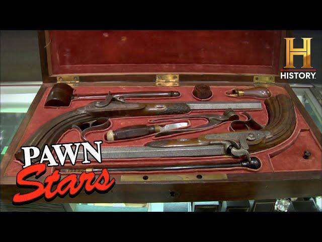 Pawn Stars: Antique Pistols Worth MUCH MORE Than Expected (Season 3)