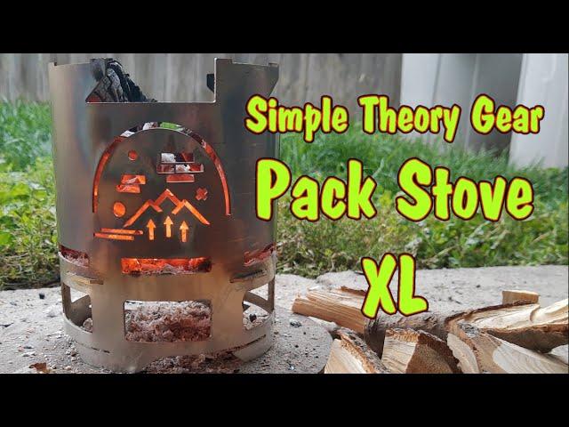 Simple Theory Gear Pack Stove XL,  A Beefy Bushcraft Stick Stove!