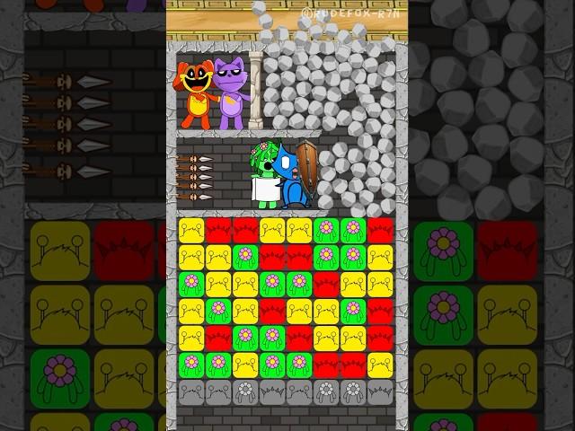 Quarry Chaos! Rude Fox Defends Vineria from Catnap & Dogday! #shorts