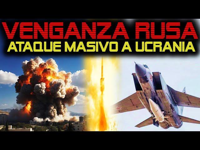  VENGANZA RUSA  RUSIA LANZA BOMBARDEO MASIVO EN UCRANIA 