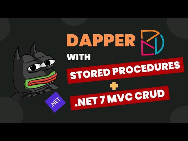 DotNet Core MVC CRUD With Dapper