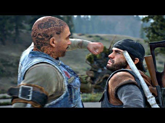 Days Gone - Boozer Beats Up Deacon With 1 Hand (Days Gone 2019) PS4 Pro