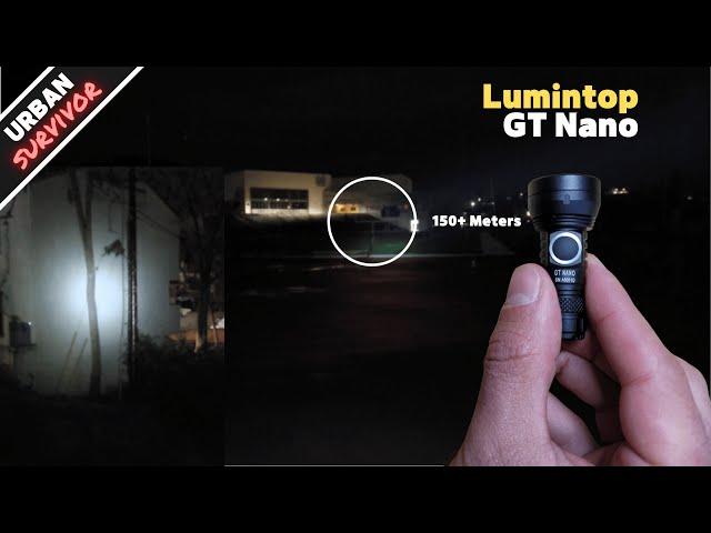 Is Lumintop GT Nano the Best Keychain Flashlight Thrower? (300 meters, 450 lumens)
