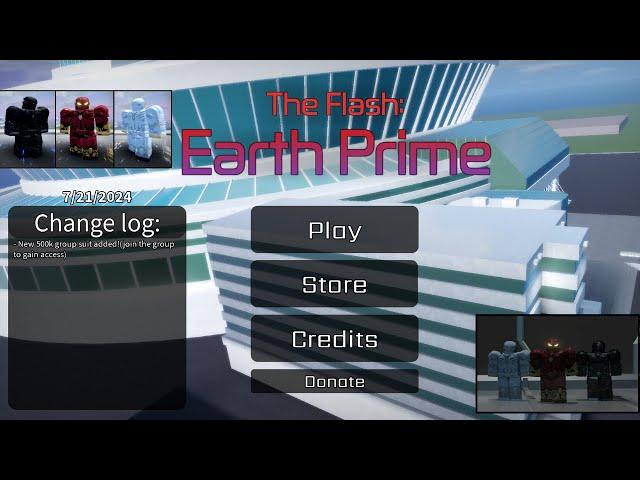 The Flash: Earth Prime (500k Group Suit) Update ROBLOX