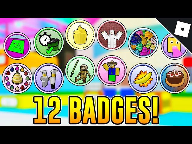 How to get 12 BADGES in MAKE A CAKE: BACK FOR SECONDS | Roblox