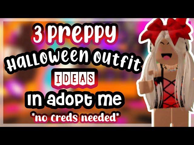 3 PREPPY HALLOWEEN OUTFIT IDEAS IN ADOPT ME 