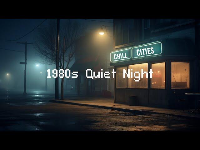 1980s Quiet Night  Lofi In City Mix  Chill Beats to Relax / Study / Work to  Lofi Café