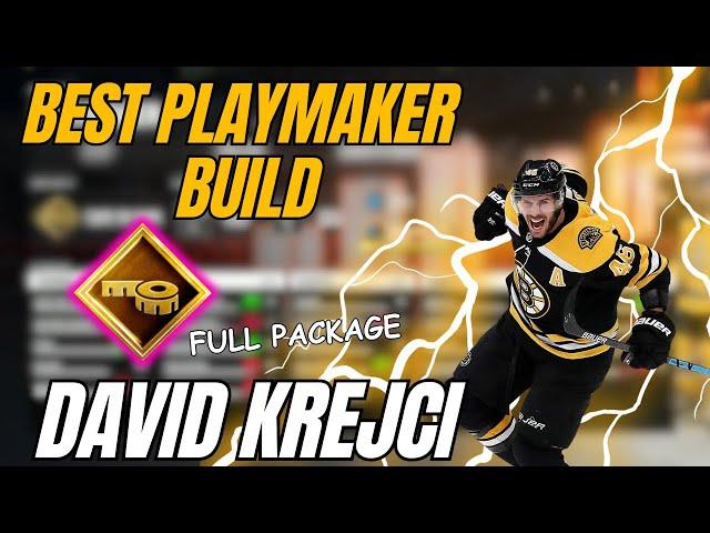 BEST PLAYMAKER BUILD IN NHL 24 | DAVID KREJCI BUILD