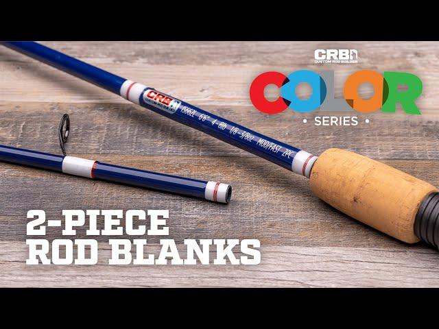 Build a Great Travel Fishing Rod with the CRB 2-Piece Color Series Rod Kits | 8 Models - 6 Colors!