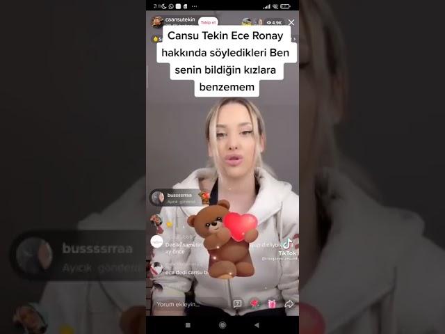 ECE RONAY CANSU TEKİN KAVGA #tiktok #eceronay #cansutekin #tiktokkavga #tiktokkavgaları #tiktokvideo