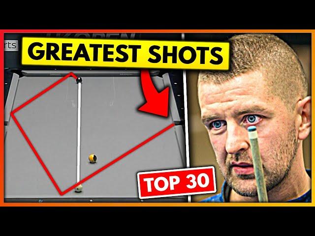 Top 30 GREATEST Pool Shots of ALL TIME | UPDATED 2024