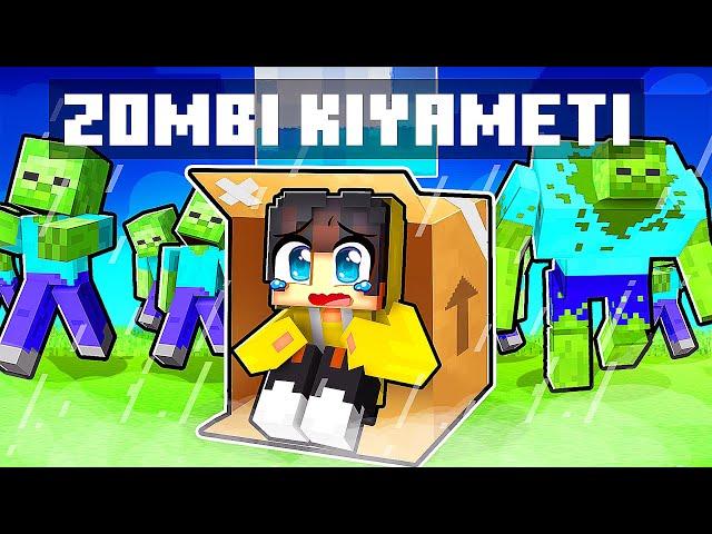 ZOMBİ KIYAMETİNDE 100 GÜN HAYATTA KALMAK ‍️ | Minecraft