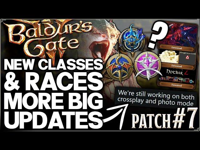 Baldur's Gate 3 - EVERYTHING is Changing - Best New Class, Content, Mods & More - MORE Updates Too!