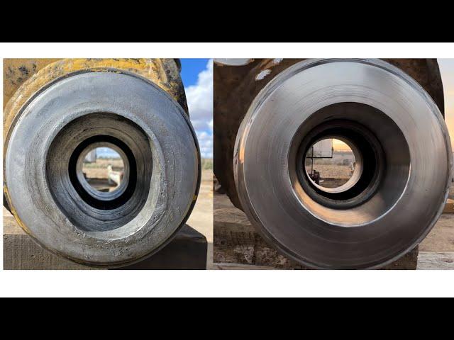 Line Boring a CAT 349