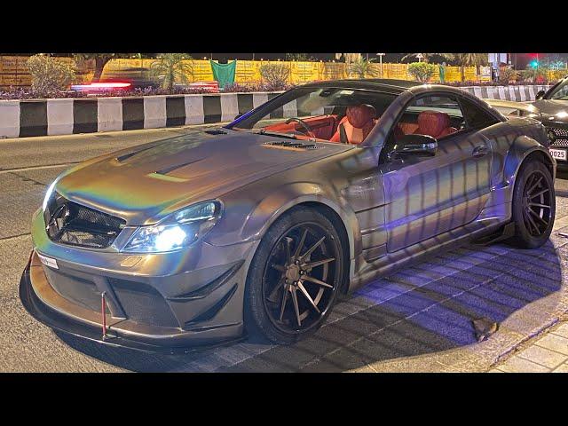 BLACK-SERIES SL IN INDIA?? Late night car meets in Mexico!!