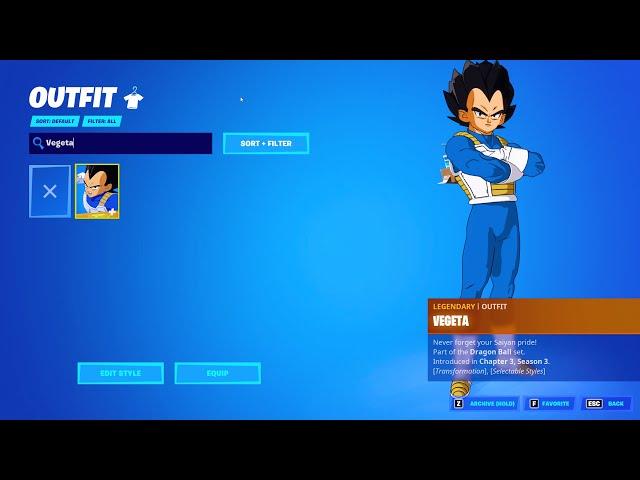 the Vegeta Skin is pay to win?