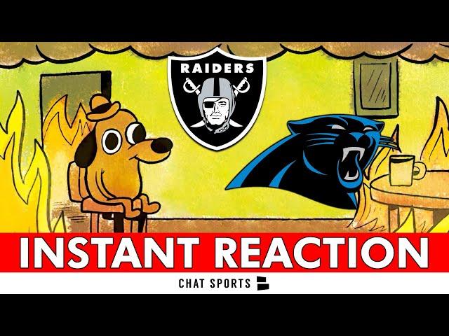 JOKE! Raiders vs. Panthers INSTANT Postgame Reaction, Gardner Minshew, Antonio Pierce | NFL Week 3