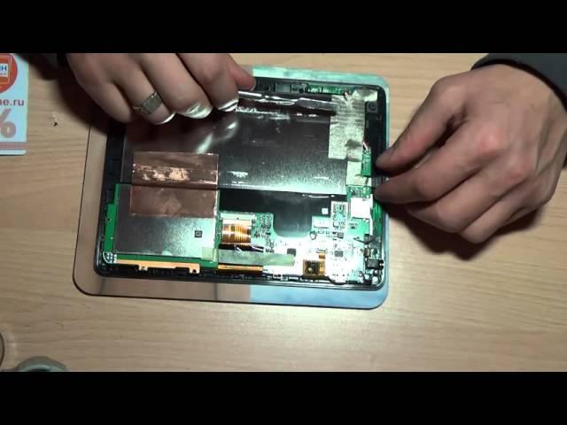 Разборка и замена разъёма micro-usb на Prestigio Multipad PMP7280C duo