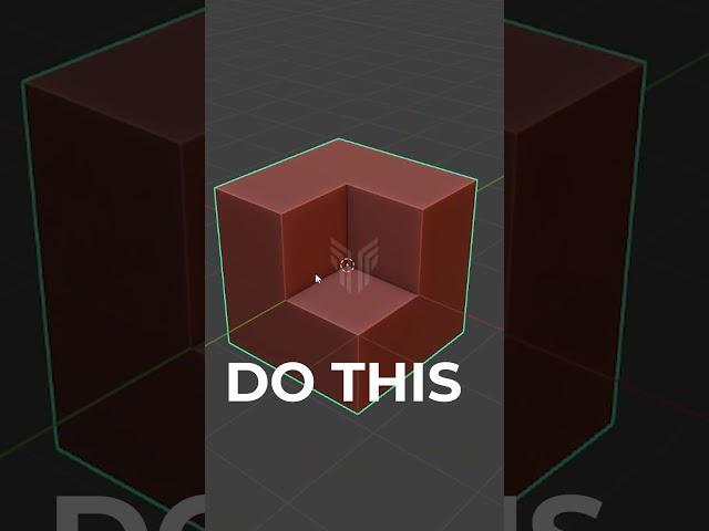 Instantly bevel/crease objects in Blender - crease/bevel tip