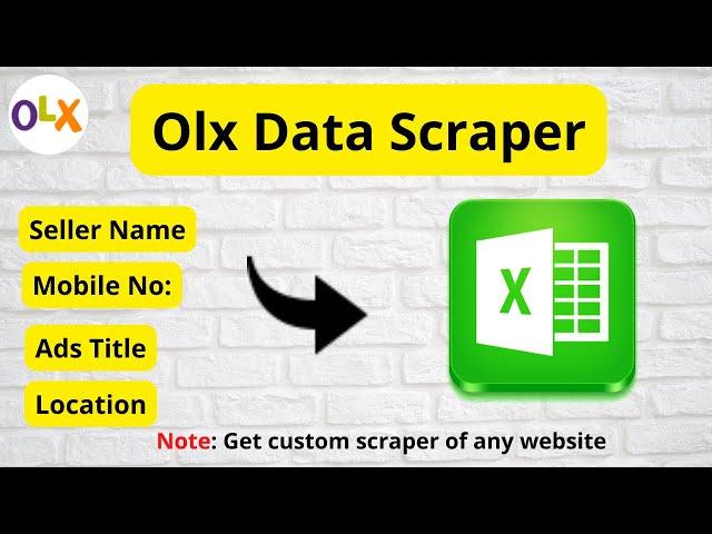 olx scraper || olx data scraping tutorial || how to scrape olx data