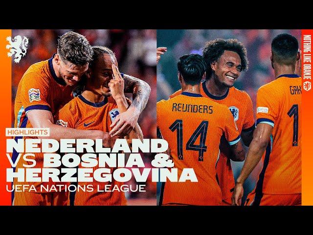 ZIRKZEE's first , REIJNDERS excels!  | Highlights Nederland - Bosnia & Herzegovina