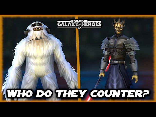 Wampa & Savage Opress:  Who Do They Counter in SWGOH Grand Arena?