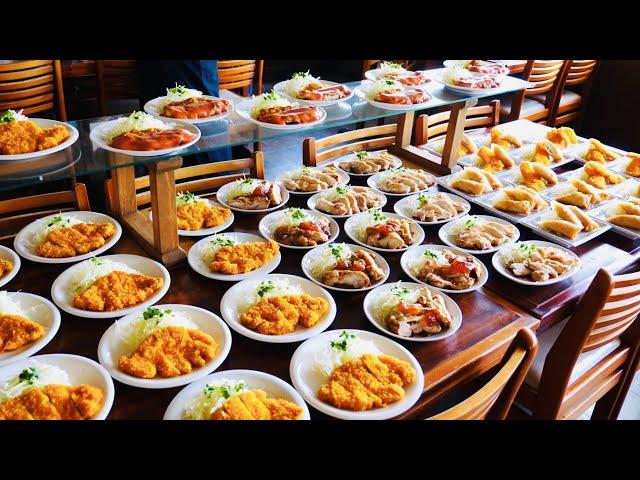 【日本の食堂】働く人の毎日を支えるおばあちゃん食堂の朝の仕込みに密着 Japanese street food -good old diner Izutsu