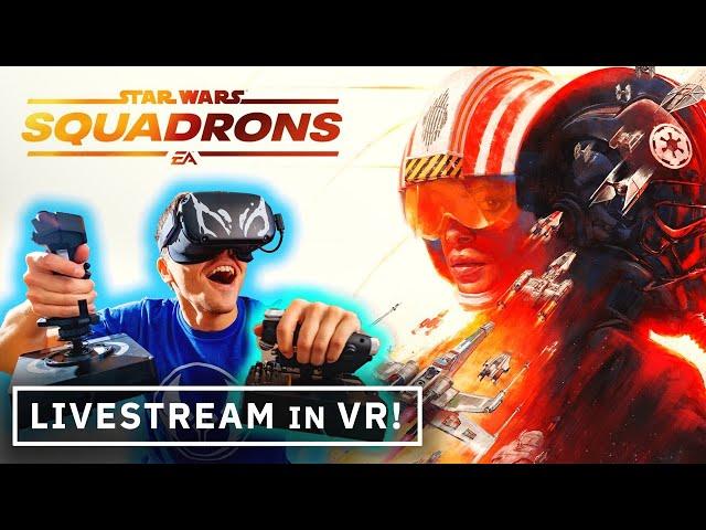 Star Wars Squadrons - LIVESTREAM in VR!!!