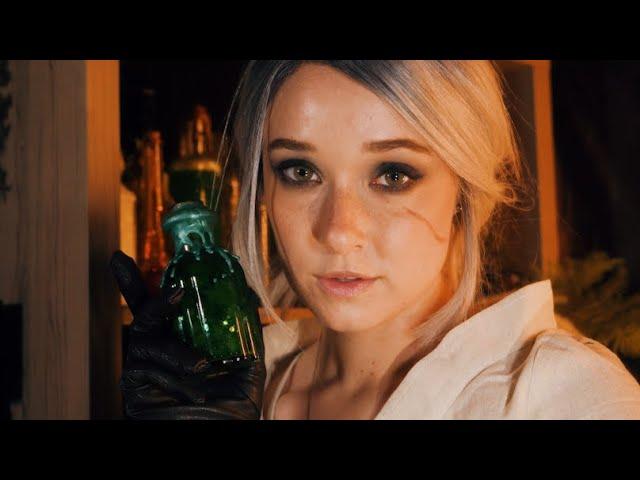 ASMR Brew Potions w/ Me  Ciri | The Witcher  Soft Speaking, Fireplace Ambience 