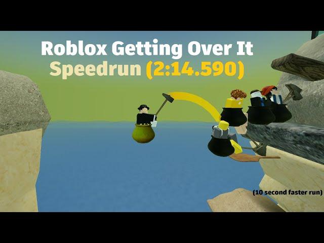 Getting Over It Roblox Speedrun (Former WR 2:14.59)