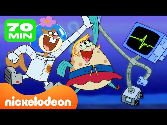 سبونج بوب | أفضل لحظات ساندي وبيرل والسيدة بوف في بيكيني بوتوم | Nickelodeon Arabia