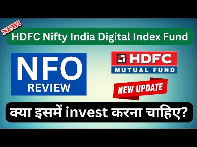 HDFC Nifty India Digital Index Fund | NFO Review in Hindi | HDFC Mutual Fund | Tech With Shubham