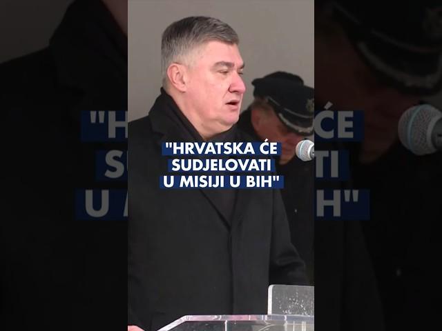 Milanović: Hrvatska će sudjelovati u misiji Althea u BiH